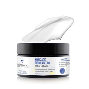 Volamena Kojic Acid Cream Skin Lightening Face Cream For Tan Removal, Pigmentation & Dark Spots For Women & Men 50 ml
