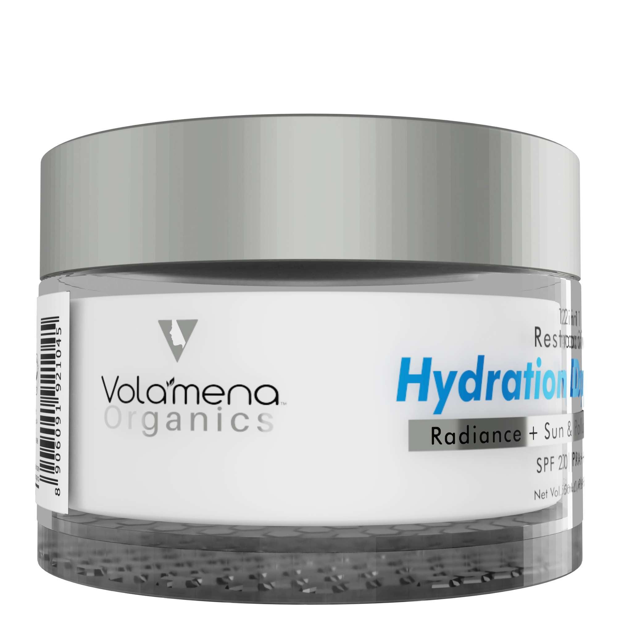 12 in 1 Restroactive Hydration Day Cream Intense Hydration, Light Moisturizing Cream For Dry Skin For Women & Men 50 ml - Volamena