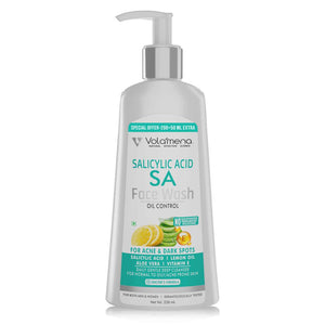Volamena Oil Control Salicylic Acid Face Wash | For Oily Skin | Face Wash For Women & Men 250 ml