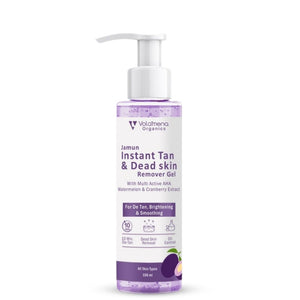 Jamun Instant Tan & Dead Skin Removal Face Gel | Visibly Tan Removal | Instant Tan & Brighten Skin | De Tan Gel For Women & Men