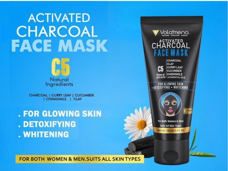 Activated Charcoal C5 Face Mask 100 ml