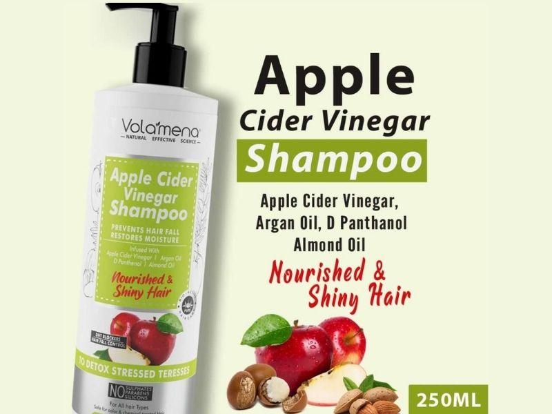 Apple cider Vinegar Shampoo for Nourished & Shiny Hair 250 ml