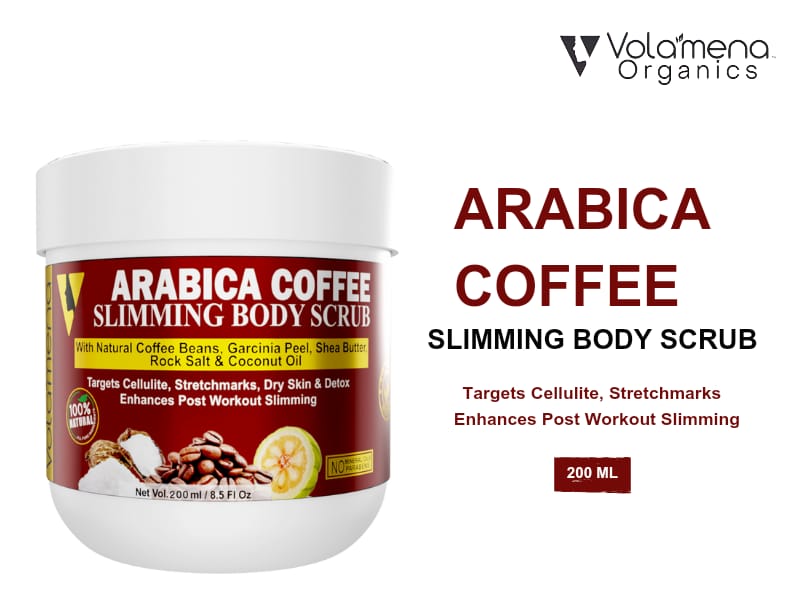 Arabica coffee slimming body scrub 200 ml