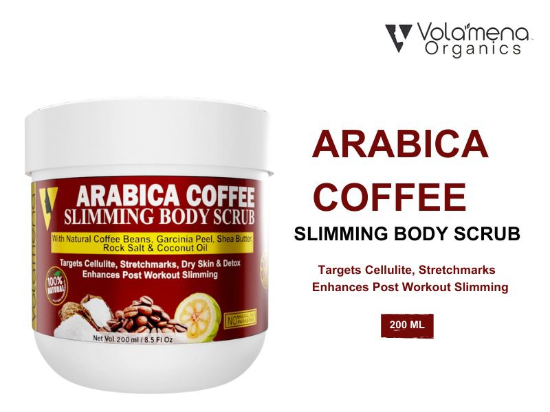 Arabica coffee slimming body scrub 200 ml