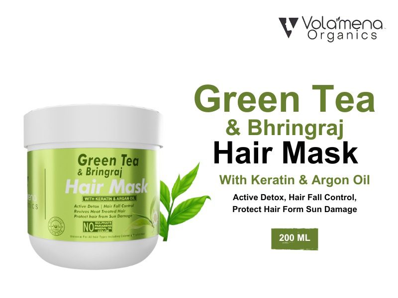 Green Tea & Bhringraj Hair mask 200 ml