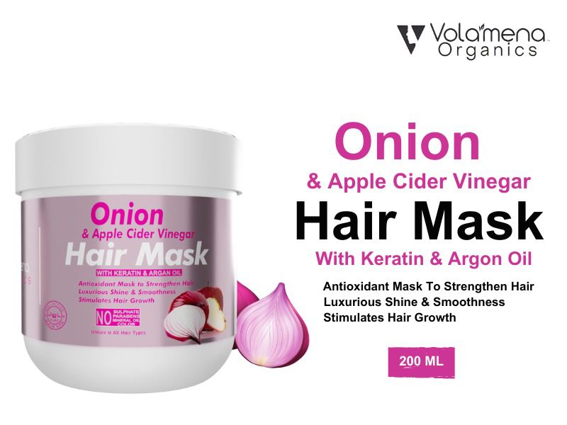 Onion & apple cider vinegar Hair mask 200 ml