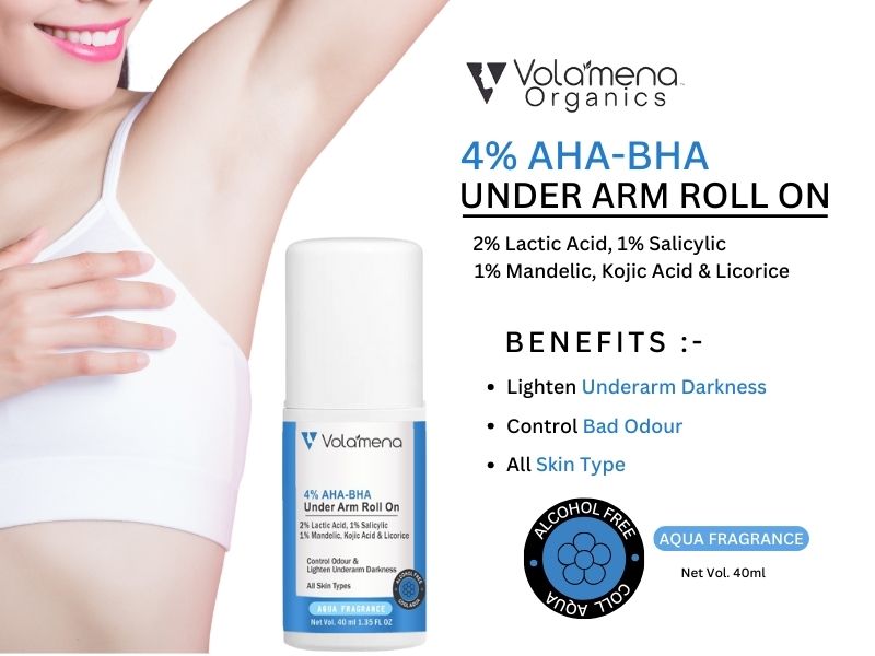 Volamena AHA BHA Underarm Roll on 40 ml