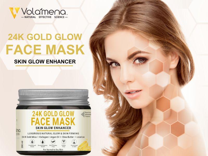 Volamena Organics 24 k Gold Glow Face Mask 200 ml