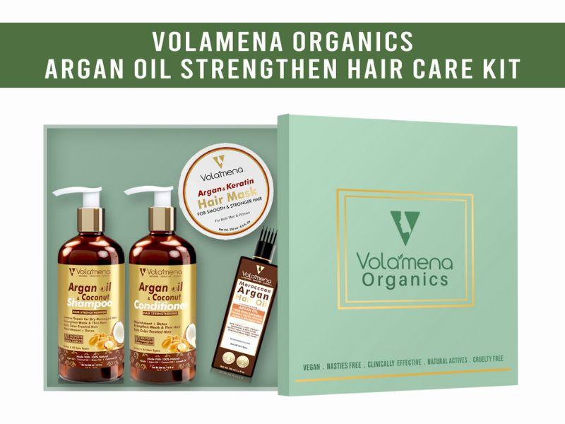 Volamena Organics Argan Oil Strengthening Hair Care Kit