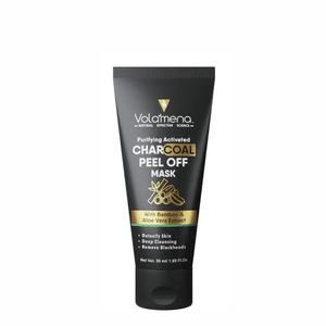 Volamena Purifying Activated Charcoal Peel off Mask For Face | For Tan Removal | Deep Cleansing Skin For Women & Men