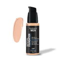 Volamena For Men Mattifying Foundation With SPF 50++++ Light Shade, | With Hyaluronic Acid & Argan Oil | For Even Natural Glow, Flawless Finish | With Dual Action Moisturizer + Sunscreen | 30ml