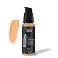 Volamena For Men Mattifying Foundation With SPF 50++++ Medium Shade, | With Hyaluronic Acid & Argan Oil | For Even Natural Glow, Flawless Finish | With Dual Action Moisturizer + Sunscreen | 30ml