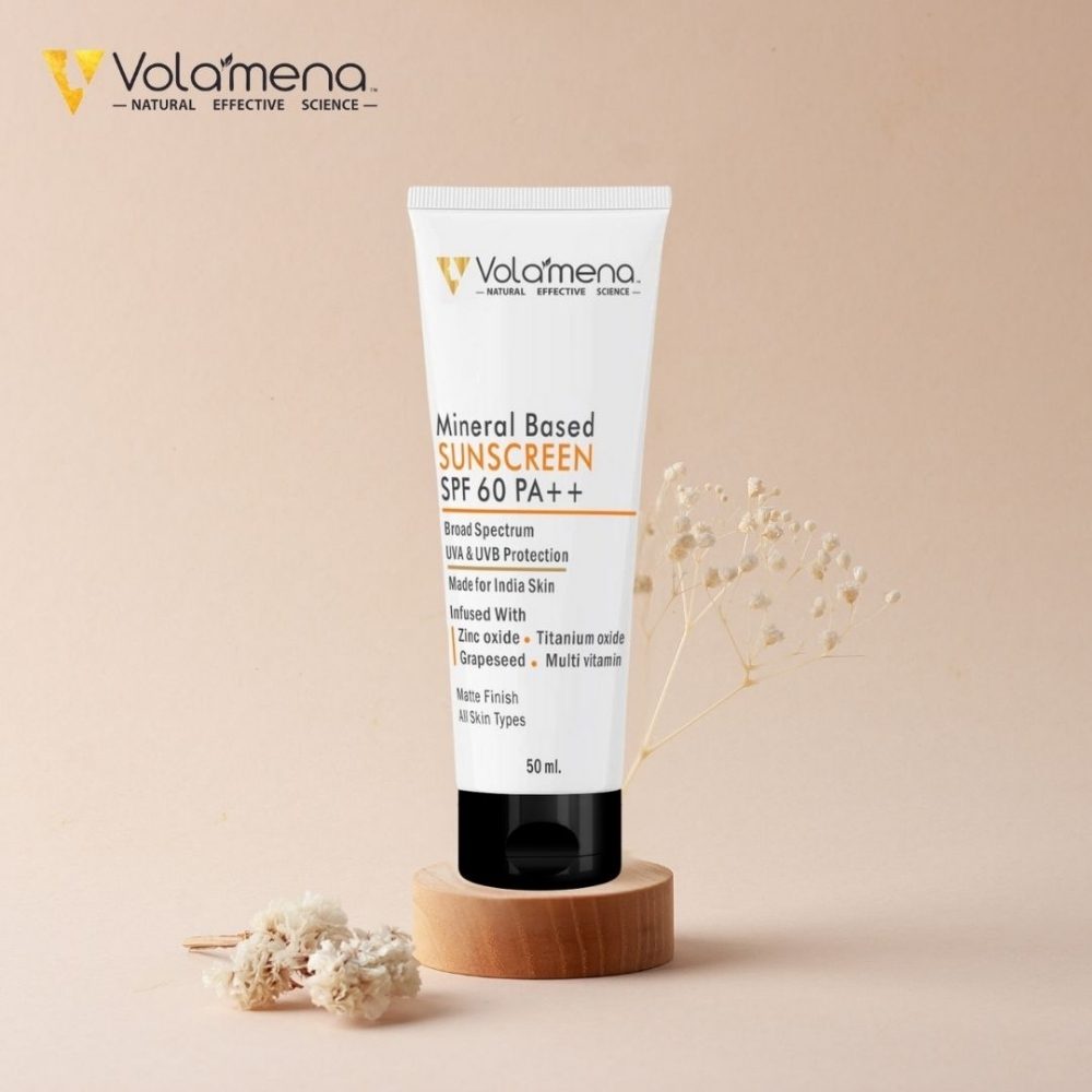 Mineral Based Sunscreen SPF 60+++ Gel Ultra Matte Finish UVA UVB Protection For All Skin Types 50 ml