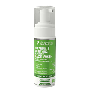 Volamena Clearing & Purifying Foaming Face Wash | Acne & Pimple Wash | For Acne Prone Skin | For Women & Men 150 ml