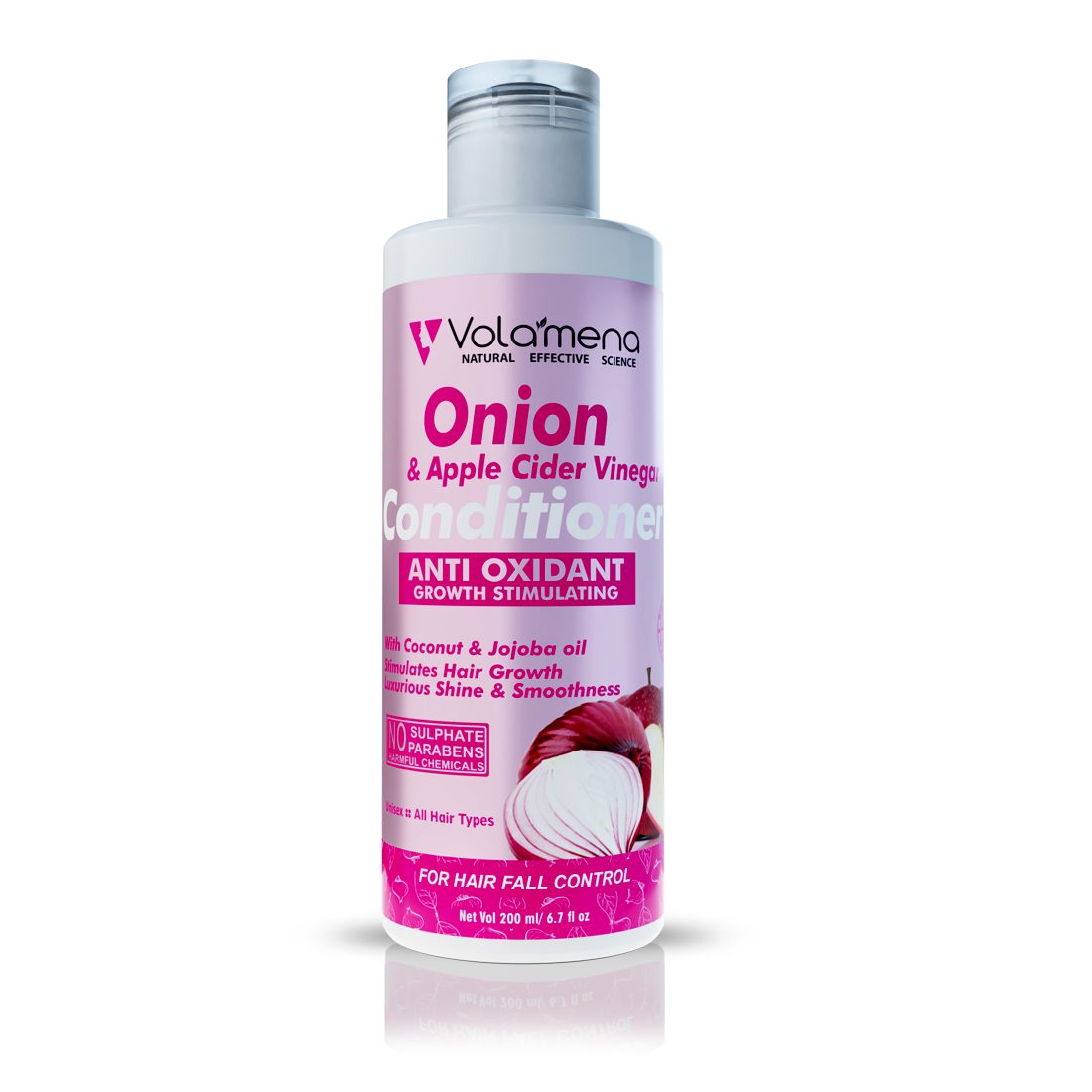Volamena Onion and Apple Cider Vinegar Hair Conditioner For Hair Growth & Hair Fall Control 200 ml