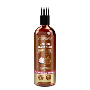 Volamena Onion Hair Oil With Onion Black Seed, For Hair Growth and Control Hair Fall 200 ml