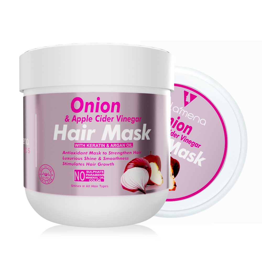 Volamena Onion & Apple Cider Vinegar Hair Mask( Hair Spa) Hair Growth & Hair Fall Control 200 ml