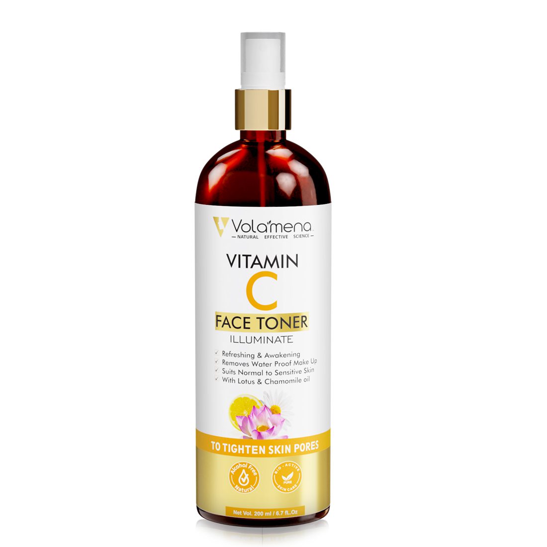 Vitamin C Face Toner for Glowing & Brightening Skin & Open Pores Tightening For All Skin Types Women & Men 200 ml