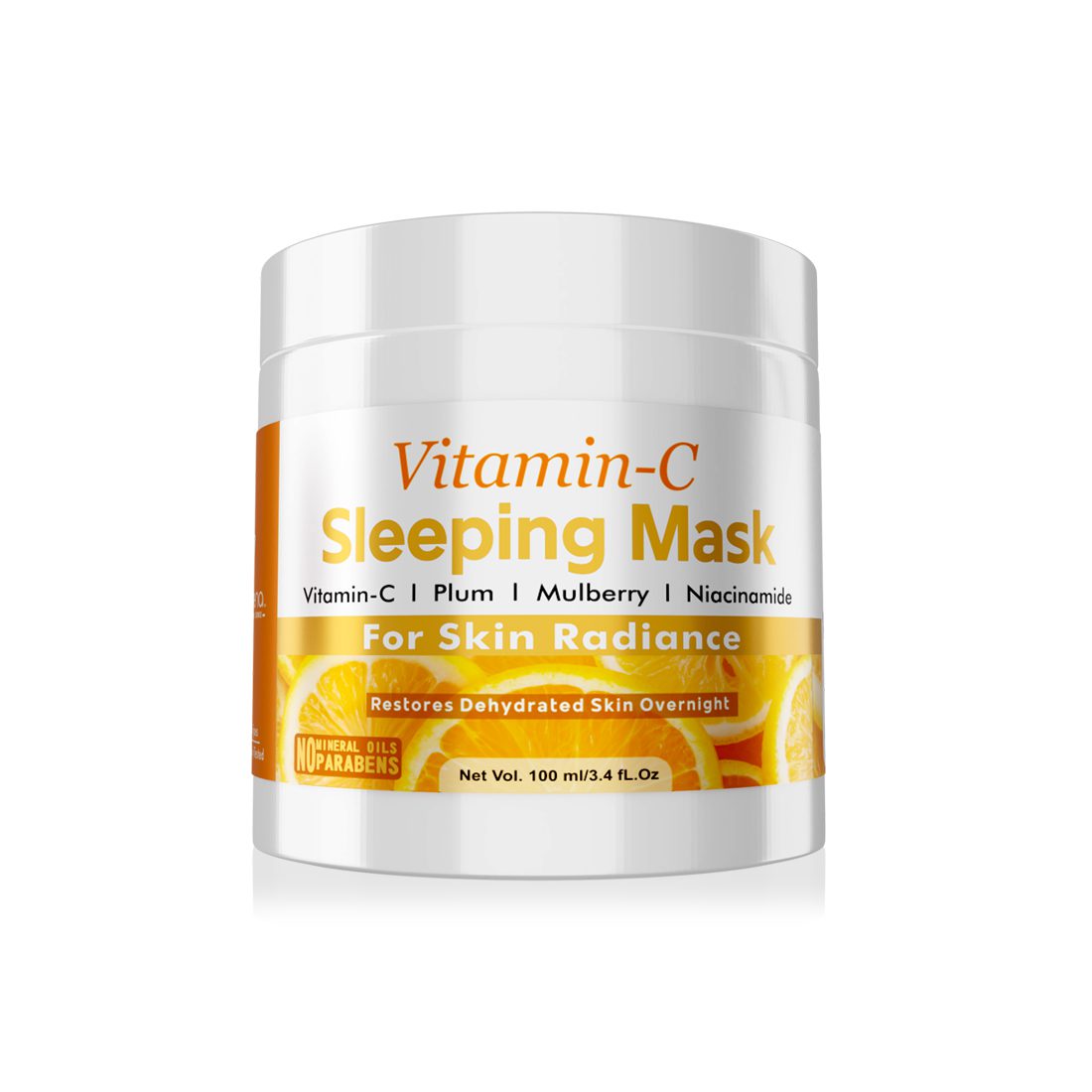 Vitamin C Sleeping Face Mask With Vitamin C For Radiance & Glowing Skin For Women & Men 100 ml