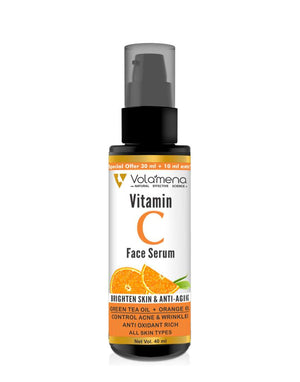 Volamena Vitamin C Face Serum With Vitamin C For Glowing Skin & Brightening, Women & Men 40 ml
