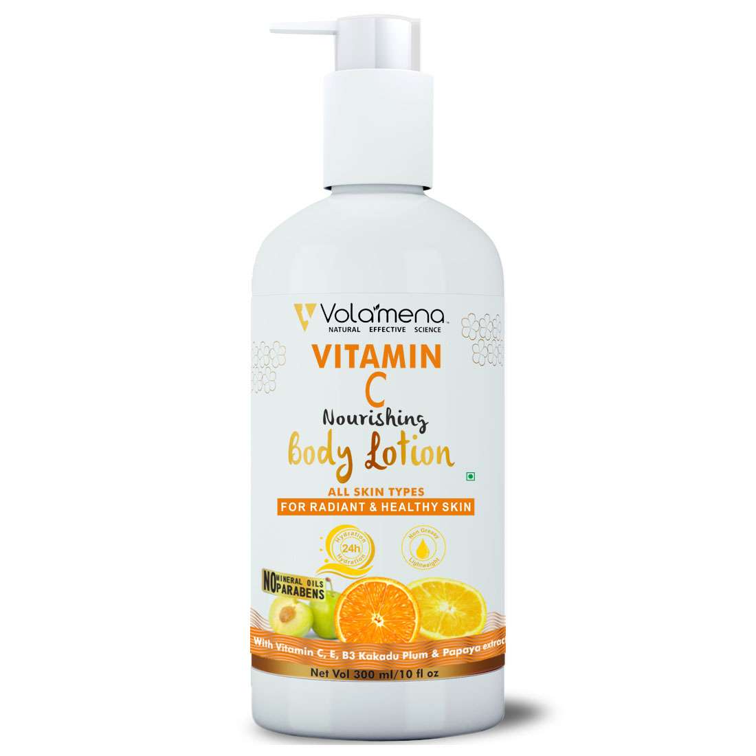 Volamena Vitamin C Body Lotion with Vitamin C for Skin Brightening & Glowing Skin | For Women & Men