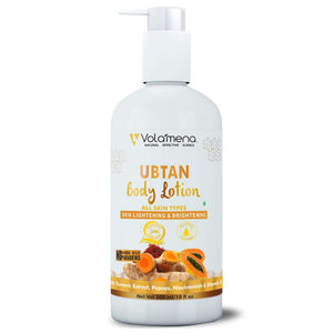 Volamena Ubtan Body Lotion With Turmeric For Radiance & Glowing Skin For Women & Men