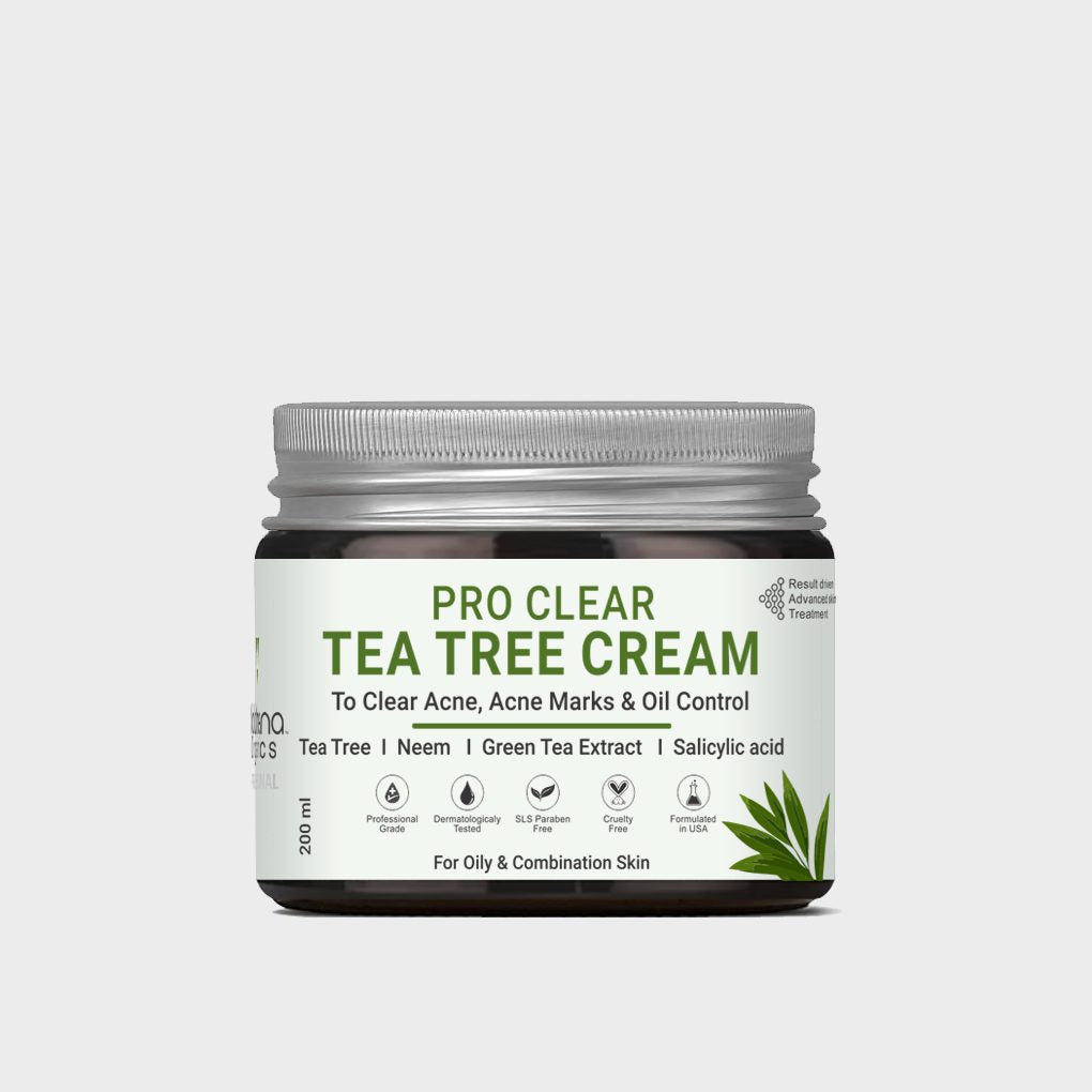 Volamena Pro Clear Mattifying Tea Tree Face Cream For Clear Skin | Acne & Acne Marks | Women & Men 200 ml