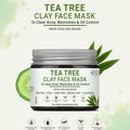 Volamena Tea Tree Clay Face Mask | Skin Brightening | For Oil Control & Acne For Women & Men 200 ml