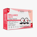 Volamena Brilliance White 6-Step Facial Kit For Women & Men With Niacinamide For Glow, Skin Whitening & Dark Spot Reduction