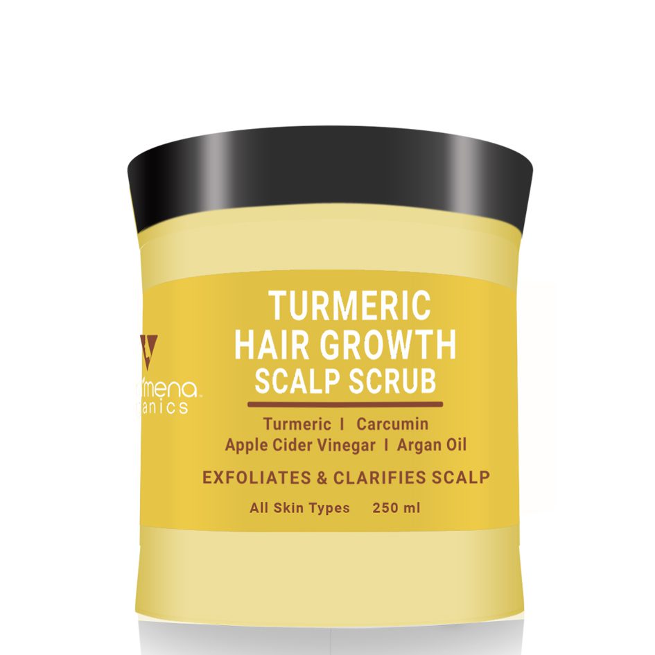 Volamena Turmeric Exfoliating Hair & Scalp Scrub | Exfoliating Hair Scrub | With Active Ingredient | For Men & Women 250 ml