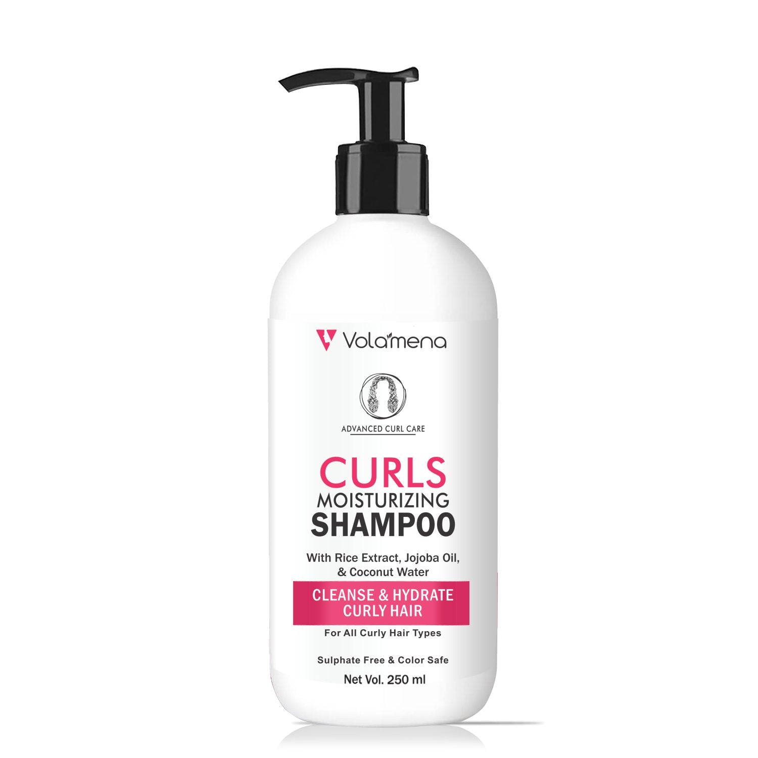 Volamena Curly Hair Shampoo For Curls Moisturizing and Intensive Repair For Women & Men 250 ml