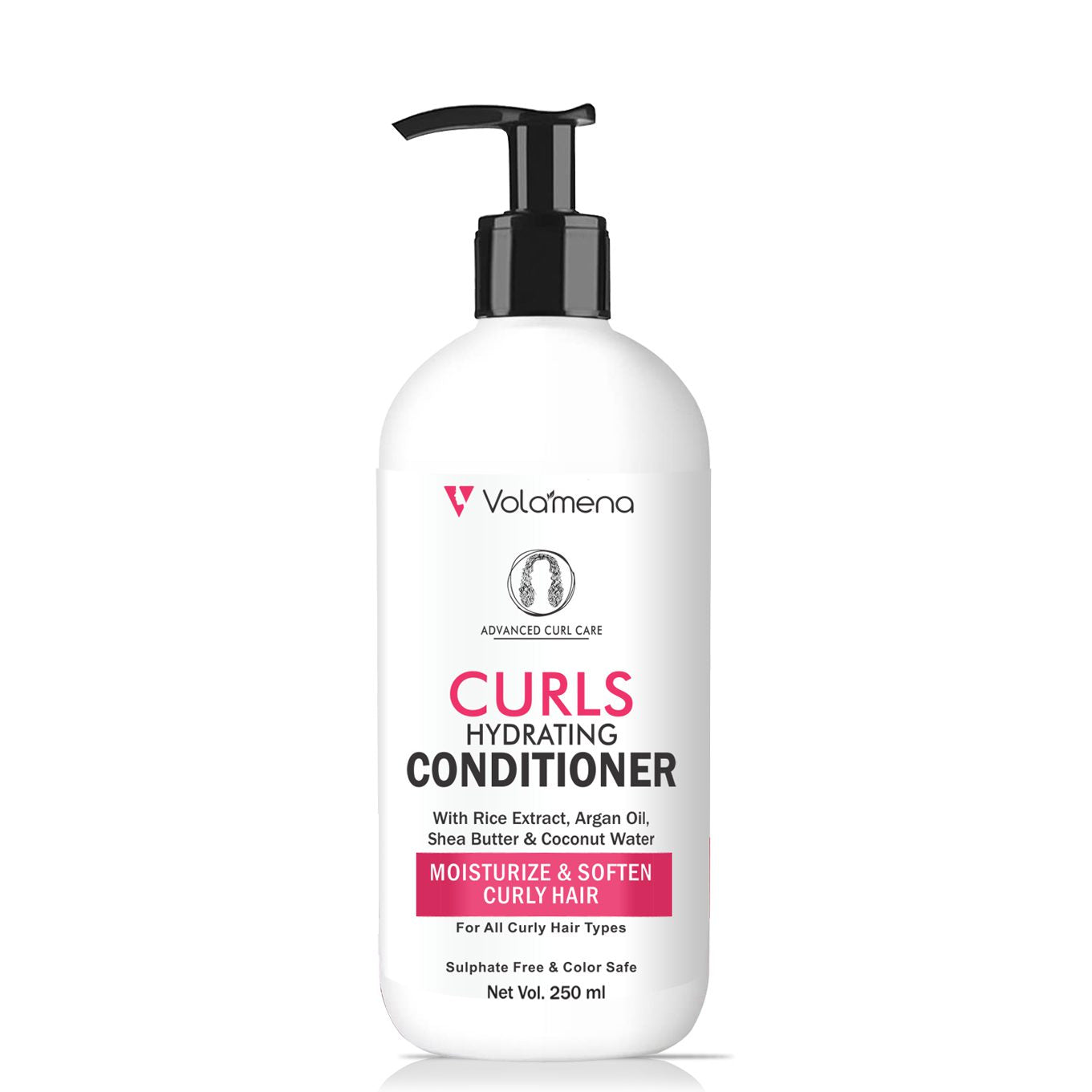 Volamena Curly hair Conditioner For Hair Curls || Dry & Frizzy Hair || For Men & Women 250 ml