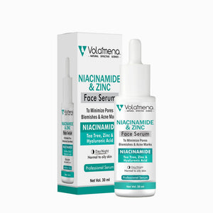 Volamena Niacinamide Face Serum with Zinc For Acne Marks, Skin Brightening For Men & Women 30 ml