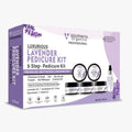 Volamena Luxurious Lavender 6-Step Pedicure Kit For Women With Lavender, Eucalyptus Oil For Soothing & Repair