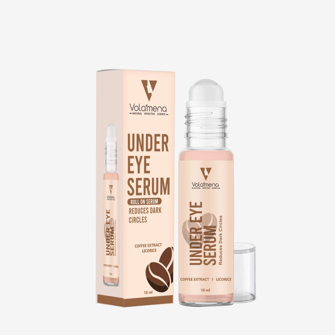 Volamena Under Eye Serum for Dark Circles With Caffeine Under Eye Dark Spots Removal 10 ml