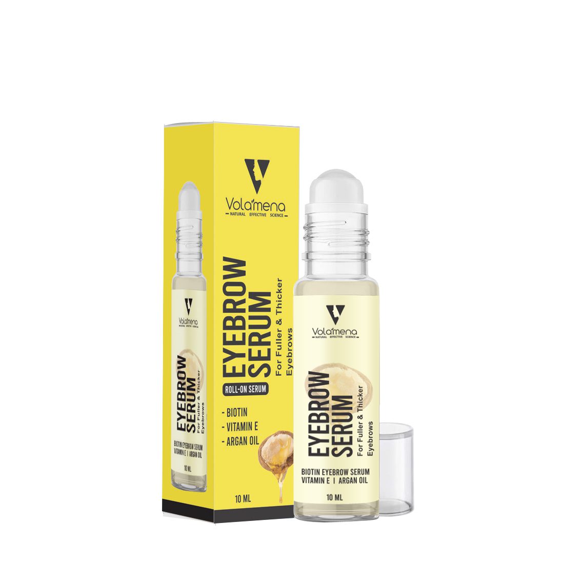 Volamena Biotin Eyebrow Growth Serum For Eyebrow and Eye Lashes with Biotin 10 ml