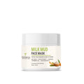 Volamena Milk Mud Face Mask with Oat milk, Rice Extract, Ginseng, Turmeric Oil Brightening & Tan Removal Cream For Men & Women 100 ml