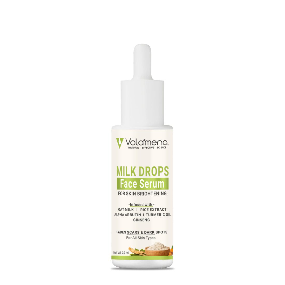 Volamena Milk Drops Skin Brightening Serum For Pigmentation Removal Form Women & Men 30 ml