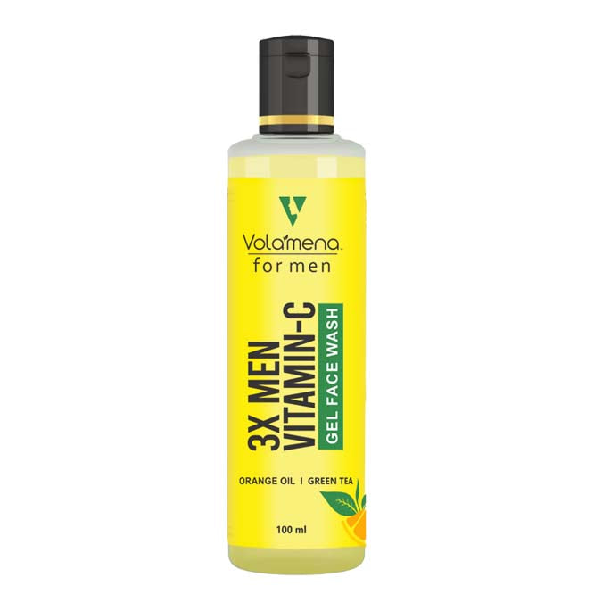 Volamena 3X Vitamin C Face Wash With Orange & Vitamin C | For Tan Removal & Skin Lightening | Face Wash For Men