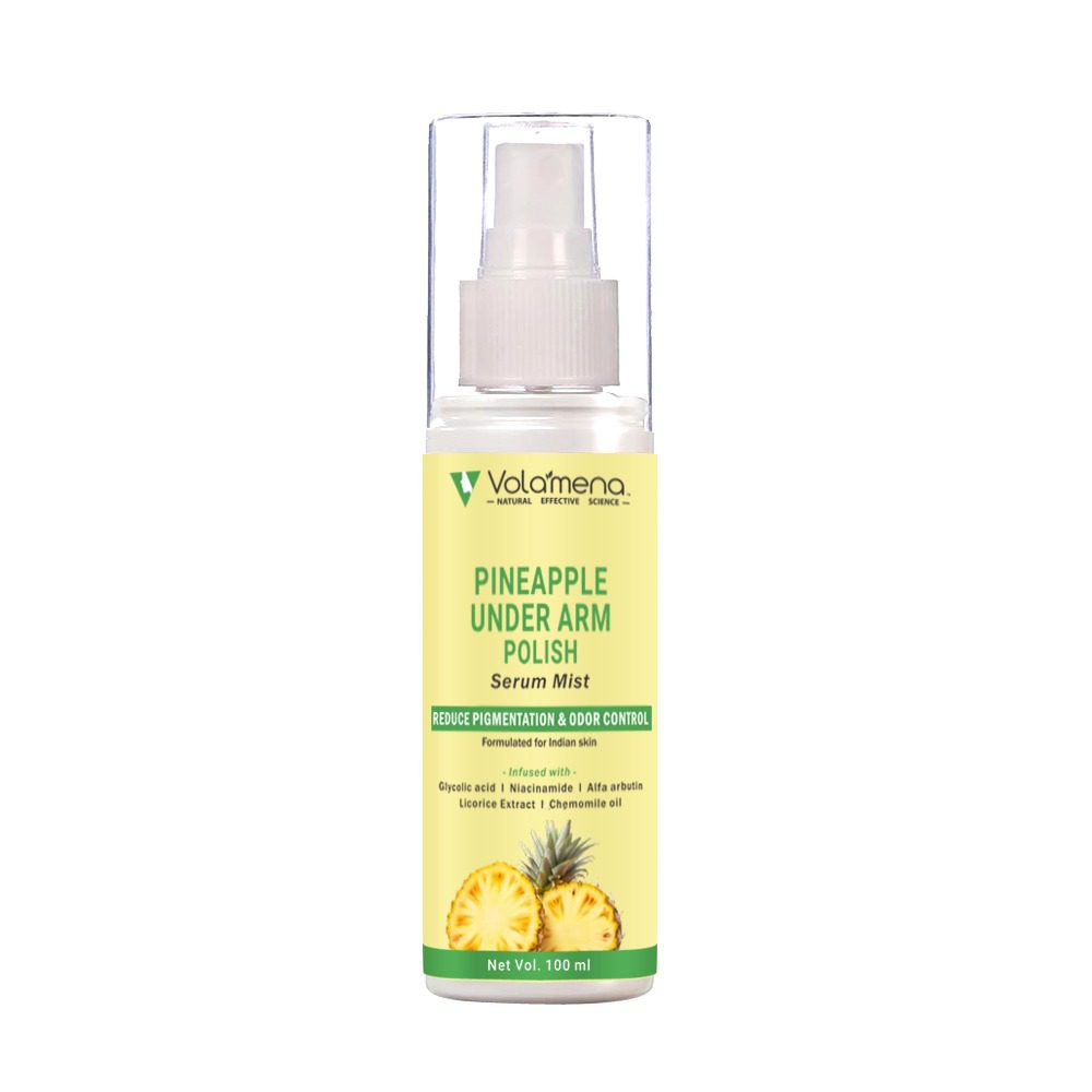 Volamena Pineapple Under Arm Polish De Pigmentation serum Mist For Underarm Whitening 100 ml