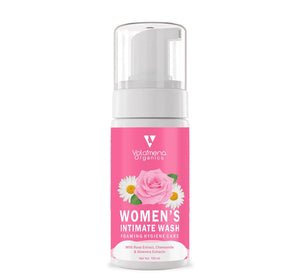 Volamena Organics Women's Intimate Wash With Rose Extract & Chemomile For Feel Fresher and More Confident, Even During Difficult Days.
