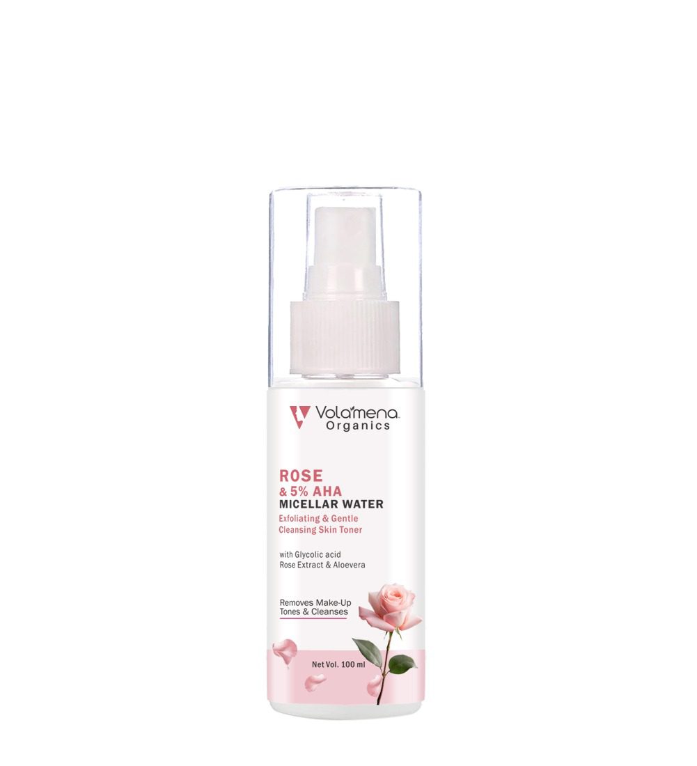 Volamena Organics Rose & 5% AHA Micellar water 100 ml