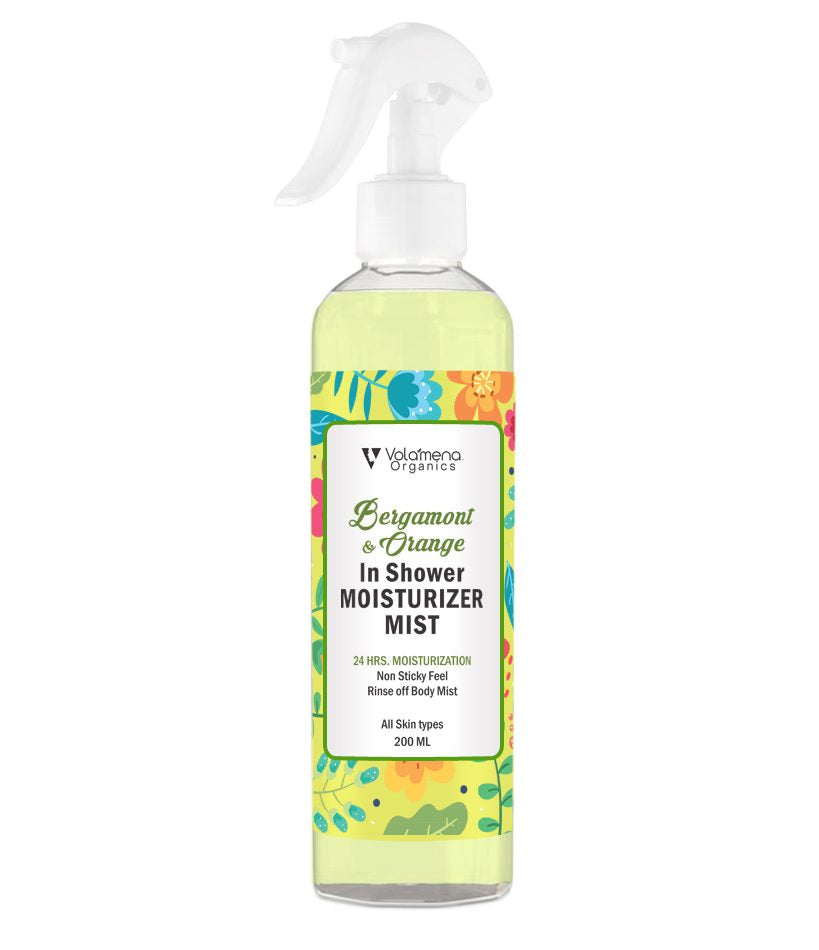 Bergamont & Orange in Shower Moisturizer Mist For 24Hrs. Moisturization