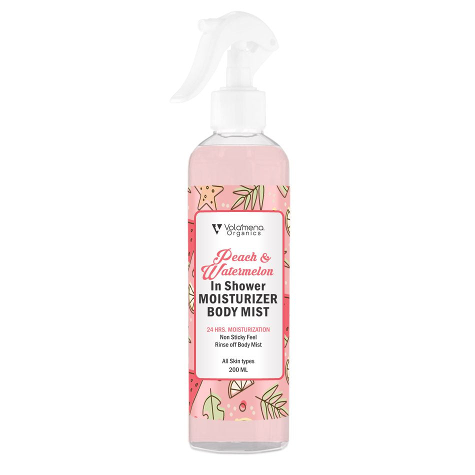 Peach & Watermelon In Shower Moisturizer body mist For 24Hrs. Moisturization