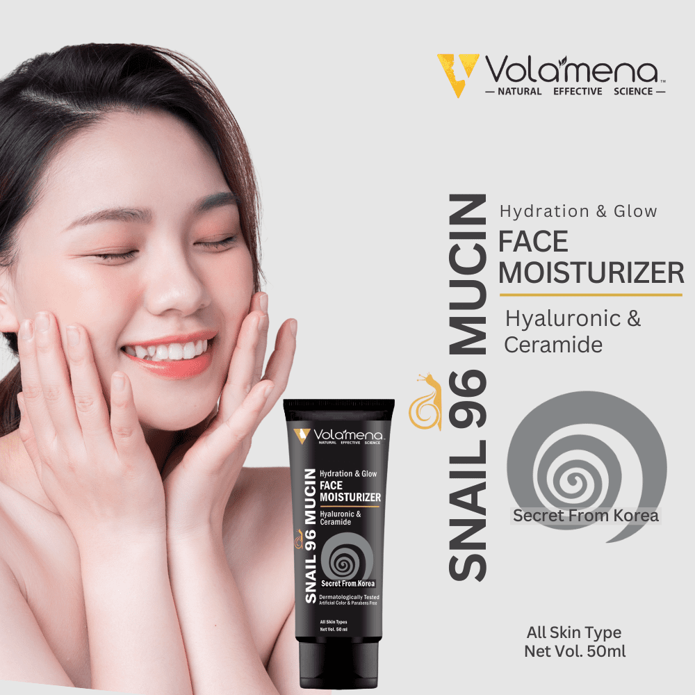Volamena Snail Hydration Glow Face Moisturizer With Snail Mucin & Hyaluronic Acid For Hydration & Glow