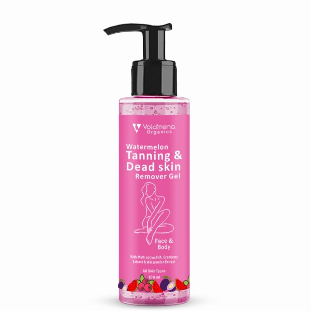 Watermelon Tanning & Dead skin Removal Gel For Face & Body | Visibly Tan Removal | Removes Dead Skin & Brighten Skin | Dead Skin Remover Gel For women & Men 100 ml