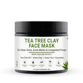 Tea Tree Clay Face Mask With Neem & Cucumber For Acne & Acne Marks | For Women & Men 100 ml