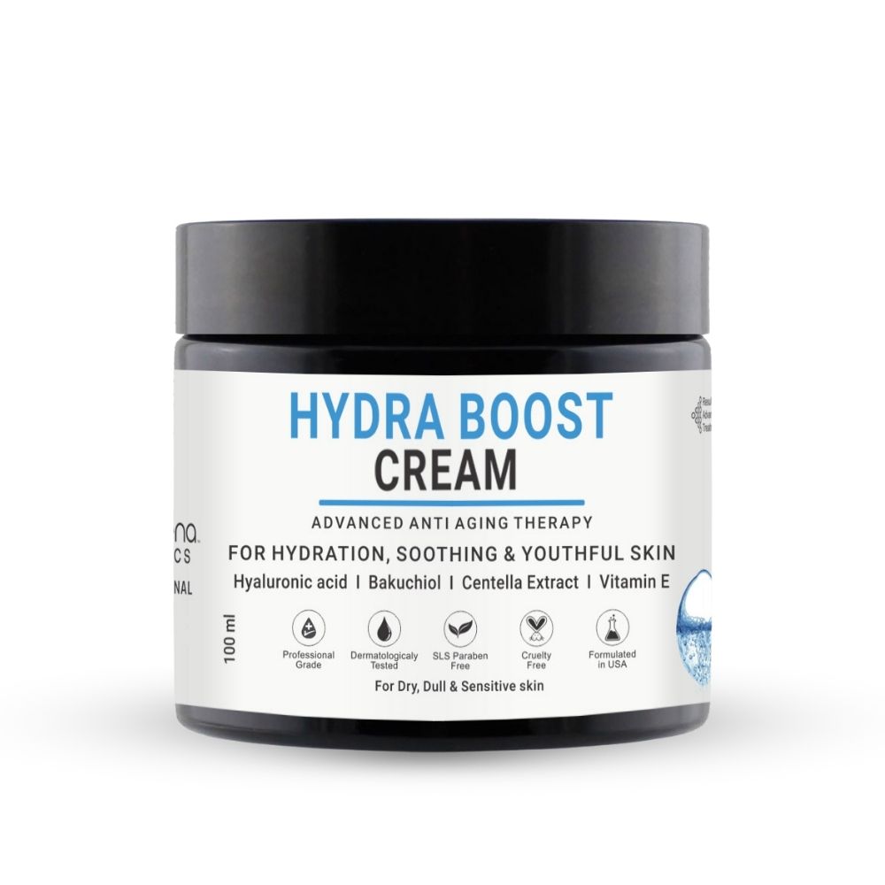 Hydra Boost Face Cream With Hyaluronic, Bakuchiol & Vitamin E For Dry, Dull & Sensitive skin | For Women & Men 100 ml