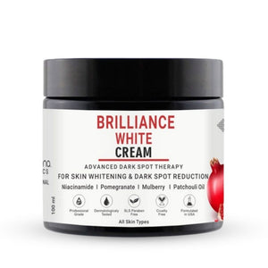 Brilliance White Face Cream With Niacinamide For Glow, Skin Whitening & Dark Spot Reduction | For Women & Men 100 ml