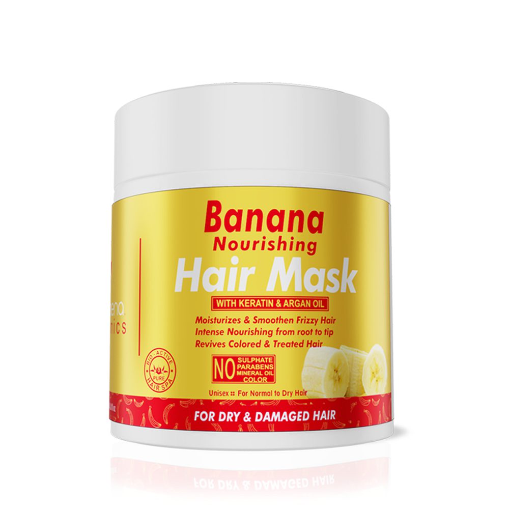 Banana Nourishing Hair Mask(Hair Spa) For Dry & Frizzy hair For Men & Women 120 ml